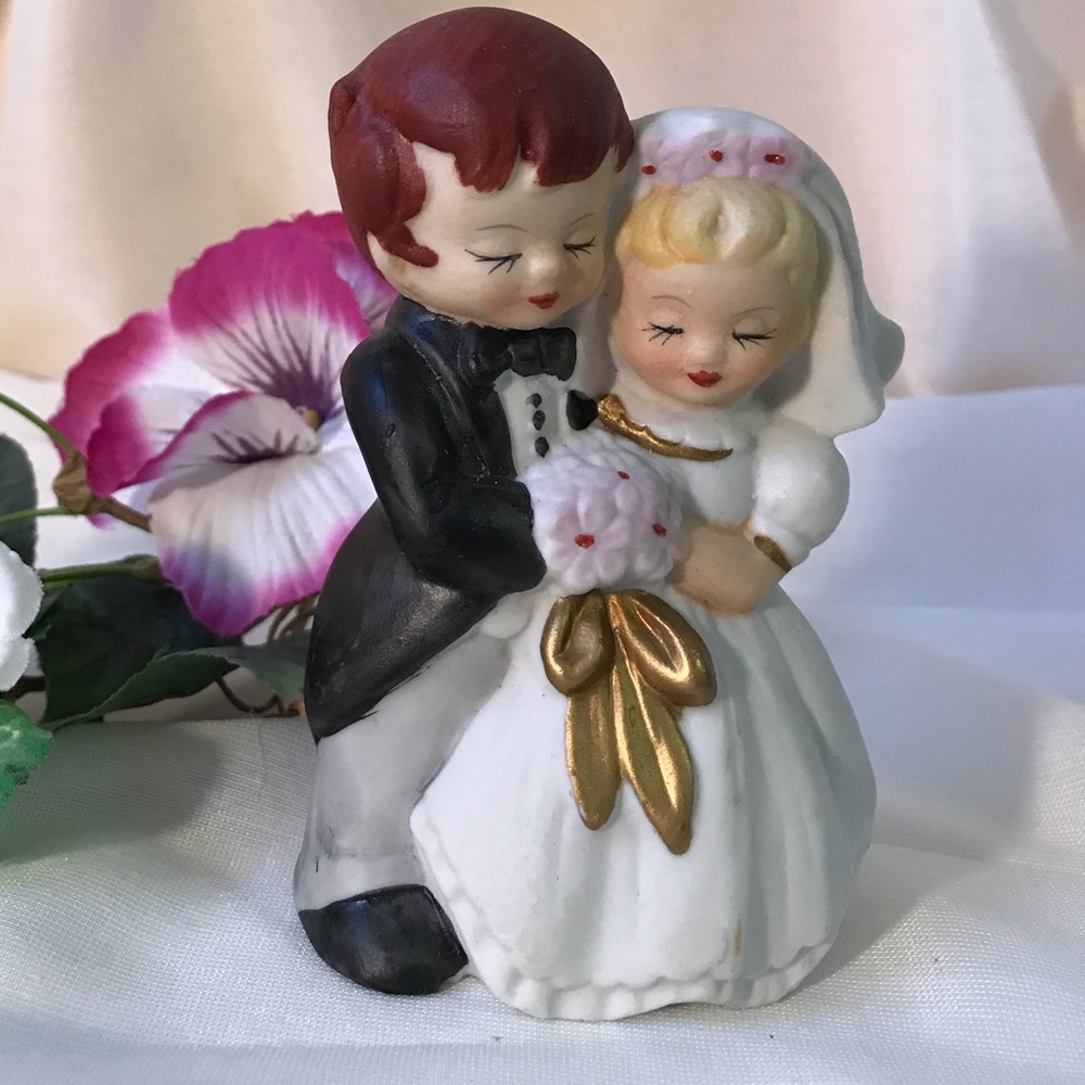 Wedding Cake Topper Vintage Cute Zamboli Co. NY